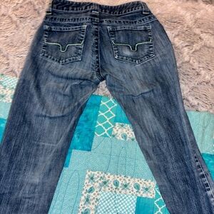 Kimes Ranch Dark Blue Straight Leg Jeans